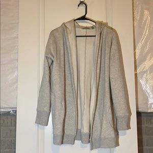 Sweatshirt hooded cardigan